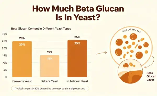 Wie viel Beta-Glucan in Hefe?